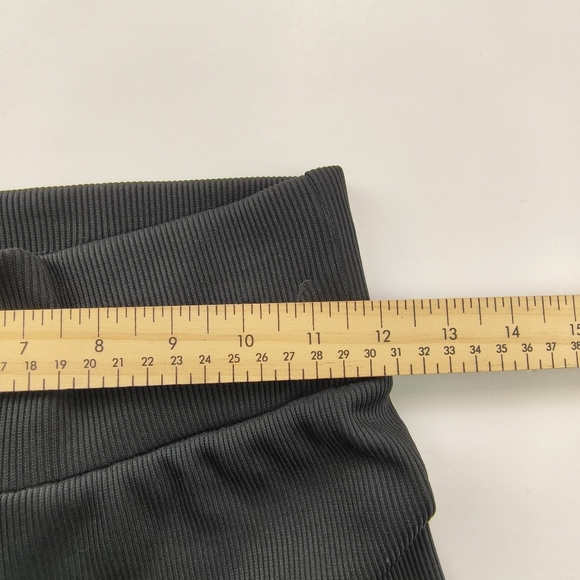PUMA High Rise Ribbed Leggings S Black Athletic Stretch NWOT - Picture 6 of 8